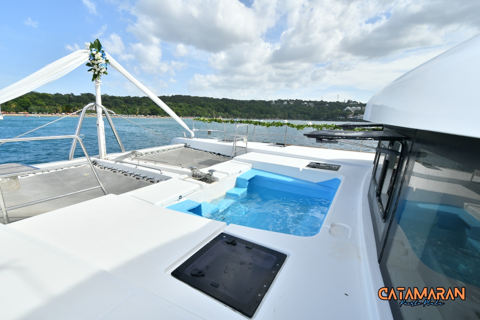 The onboard Jacuzzi is a must for passengers